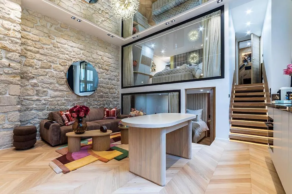 B Luxe Triplex, Cinema Near Place Des Vosges Ac 巴黎