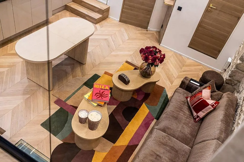 公寓 B Luxe Triplex, Cinema Near Place Des Vosges Ac 巴黎