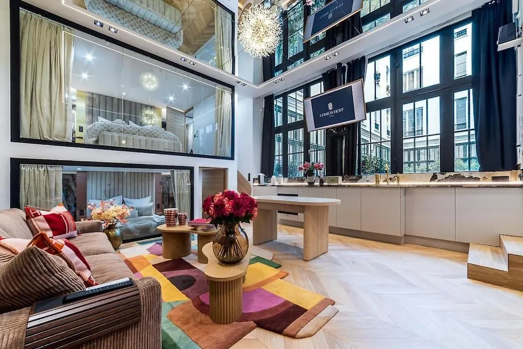 B Luxe Triplex, Cinema Near Place Des Vosges Ac 巴黎 0*,