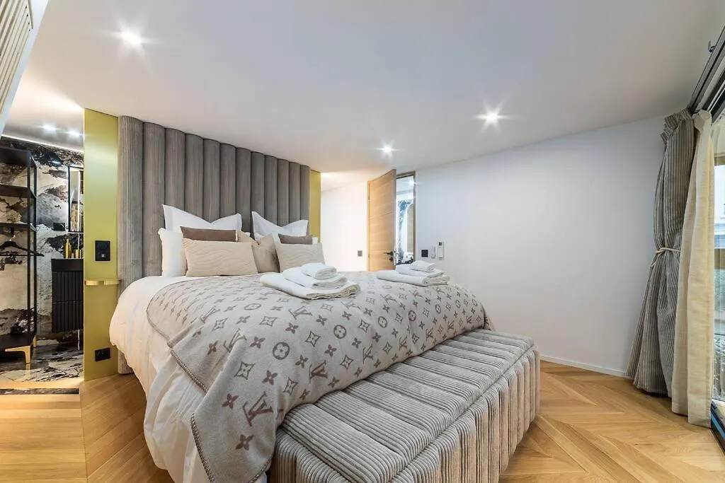 B Luxe Triplex, Cinema Near Place Des Vosges Ac Paryż 0*,